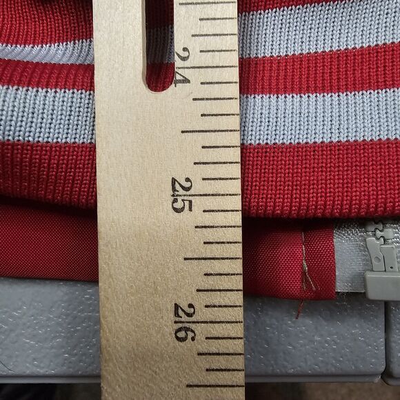 Vintage K Brand Jacket Large Fire Firefighter Emt 80s Sideline Bomber Varsity - Picture 11 of 11